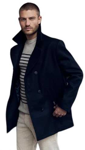 Armor Lux Herren KERMOR Caban Pijacke Caban Homme Kermor, Schiff., 56 (Herstellergröße: 56)