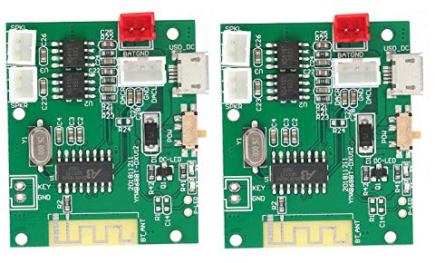 Audio Amplifier Board, Power Amp Module Car Audio Receivers Audio Receiver Board Module Audio Stereo Sound Speaker for Bluetooth 5. 0 TWS 3. 7‑5V