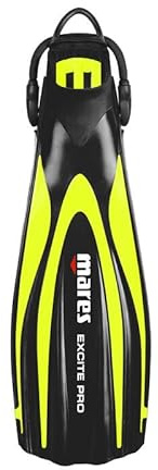 Mares Tauchflossen Excite Pro (S (TG.37/39), Gelb)