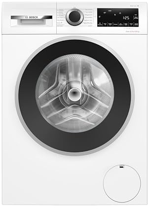 Bosch Serie 6 Waschtrockner 9 kg Waschen 6 kg Trocknen 1400 UpM WNG24442 | Auto Dry Sensortrocknung gegen Gewebeschrumpfung, bürstenloser Motor, Nachlegefunktion am Touch-Display