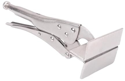 Abrazaderas de bloqueo de presión ajustables de punta plana para trabajos de metal, resistentes a la corrosión, placas de construcción, abrazaderas de chapa de metal