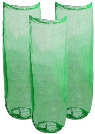 Grande poubelle de jardin pour jardin, terrasse, porche, parc, prairie, balcon (vert 3, 80 x 150 cm)