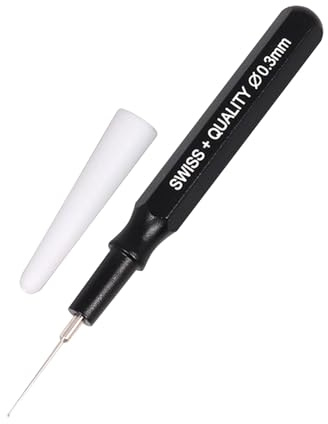 Applicateur d'huile de montre - Outil de réparation de précision professionnel de qualité supérieure Stylo avec seringue à huile fine Kit d'aiguilles à huile pour horloges horloger Lubrification