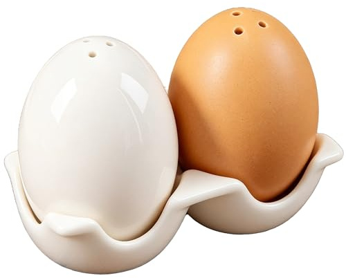 YouYuer 2PCS Salz und Pfefferstreuer Lustig,Keramik Salzstreuer Nachfüllbarer salz und pfeffermühle Küchenzubehör Niedliche Salzstreuer-Pfeffertöpfe für Haus Küche Restaurant Esstisch