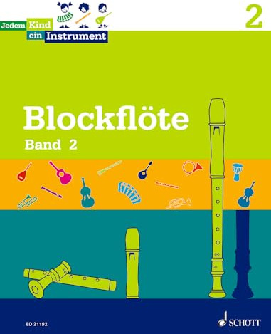 Jedem Kind ein Instrument: Band 2 - JeKi. Blockflöte. Schülerheft.