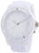 Oozoo Herren-Armbanduhr XL Analog Silikon C4341 total White