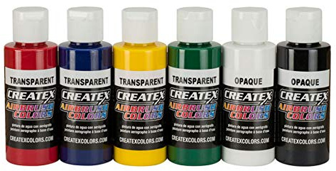 Createx 'Transparent' Starter Set ( Createx Airbrush Colors ) 115199 Airbrushfarbe