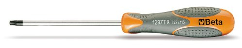 Beta 1297TX 20 - Chiavi maschio con impugnatura, per viti con impronta Torx cromate, punte nere