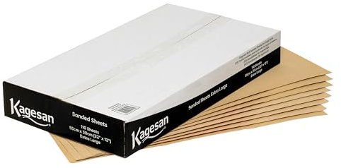 Kagesan nero x grande Bulk Value 110 gabbia sabbia fogli di carta vetrata 55 CM30 CM