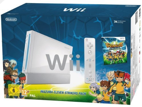 Nintendo Wii + Inazuma Eleven: Strikers - videoconsolas (Wii, Color blanco, 802.11b, 802.11g, IBM PowerPC, Inazuma Eleven: Strikers, SD)