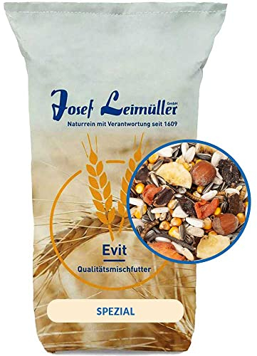 Leimüller Edel Eichhörnchenfutter 5 kg - Reich an Nüssen, Mehlwürmer & Früchten - 100% Artgerecht und Natürlich - Ganzjahres Futter für Eichhörnchen & Streifenhörnchen aus Österreich