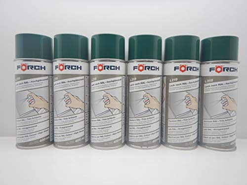 FORCH MOOSGRÜN GRÜN RAL 6005 Lack LACKSPRAY Spray SPRAYDOSE 400ML (6)