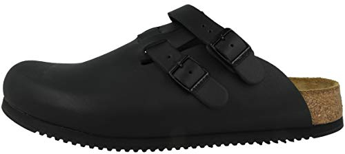 Birkenstock Superlauf Damen Clogs Kay SL Schwarz - SCHMALES Fußbett 38