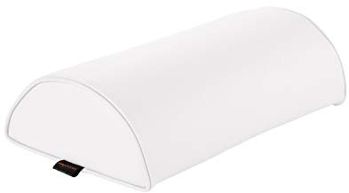 Pader Medi Tech Halbrolle I Knierolle aus Polyetherschaumstoff I Lagerungsrolle mit Kunstlederbezug und Kedernähten I 50 x 25 x 12,5 cm I in 20 Farben verfügbar (Weiß)