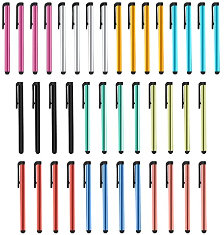 Stylus-Stifte, Universelle Kapazitive Touchscreen-Stifte Kompatibel mit Tablets, Smartphones, Hochpräziser Digitaler Stift mit Gummispitze, 40 Stück