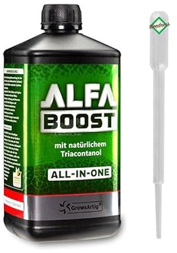 Weedness Alfa Boost All-In-One 250 ml - Abono natural para crecimiento de plantas, tomates, pepinos orgánicos
