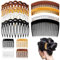 Ouligay Lot de 12 peignes à cheveux pour femme - Peignes latéraux français - Accessoires de cheveux pour filles et femmes - Voile de mariée