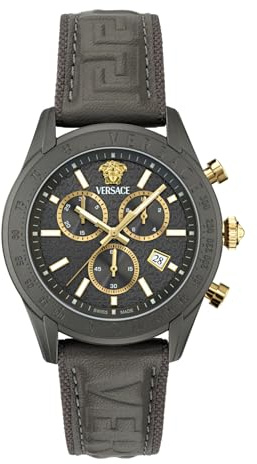Versace Herren Chronograph Quarz Armbanuhr Chrono Master