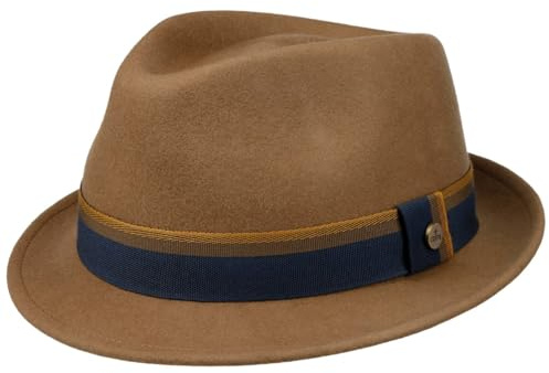 LIERYS Donmalo Cappello Trilby Feltro di Lana Tascabile Unisex Tutto l Anno