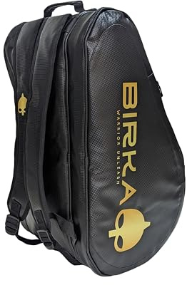 Birka Sac de Padel Thermashield4X, avec Compartiments Multiples, jusqu'à 4 Raquettes, cellules avec Isolation Thermique, Grande capacité de Rangement, modulable Sac à Dos ou Voyage,