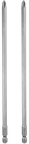 QUARKZMAN 2pcs Embout De Tournevis Cruciforme #2 Ph2 8 (200mm) Long