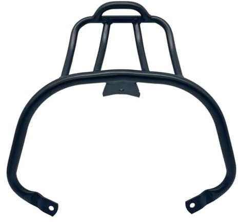 YSSLYEU Motorrad Gepäckträger Kompatibel Mit Vespa Für Sprint 150 2016–2022 Für Primavera 125 150 2014–2022 Motorrad-Heckstoßstange Beifahrer Für Sitzgriffschiene Gepäckträger(Black)