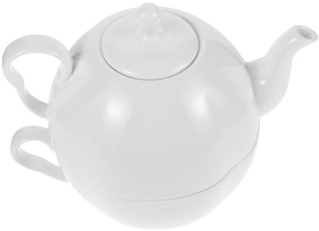 KOCKSHION Teiera in Bone China e Tazza Vintage Design Inglese Porcellana per Uso da tè Bollitore e Tazza per tè e