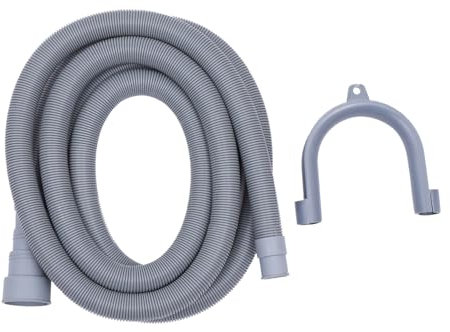 DIYEAH 3m Rallonge Tuyau Vidange Pour Lave-linge Tuyau Evacuation Machine à Laver Compatible