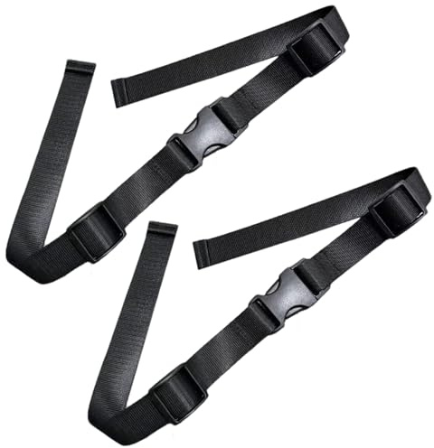 2 Pack Adjustable Backpack Chest Straps Quick Release Sternum Straps | Stabilises load, tool-free universal fit, sliding D-ring, hard-wearing nylon, ideal for outdoor & daily commute
