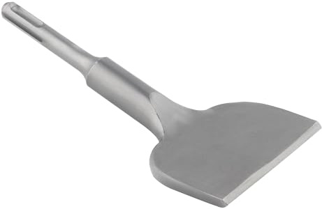 Fliesenmeißel SDS Plus 165 x 75 mm, abgewinkelter Flachmeißel 30° Neigung aus 42CrMo Stahl, Spezialmeißel zum Entfernen von Fliesen & Fliesenkleber, passend für SDS-Plus Bohrhammer