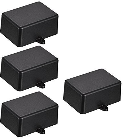 sourcing map 4Stk. 51x35x23mm Anschlussdose Gehäuse Schwarz DE | Elektronische Kunststoff DIY, DE