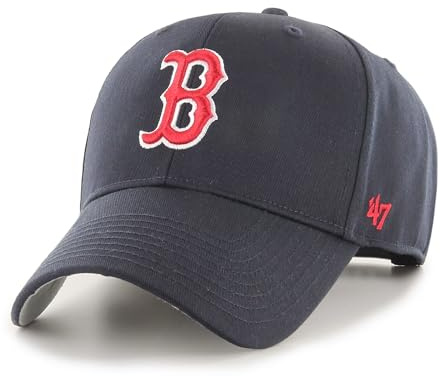 '47 Märkesjusterbar keps – MLB Basic Boston Red Sox Navy marinblå
