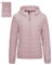 Outdoor Ventures Damen Steppjacke Leichte Packbare Übergangsjacke Warme Winterjacke mit Kapuze für Frauen Gefüttert Pufferjacke mit Taschen für Freizeit Wandern Reisen Blassrosa XL
