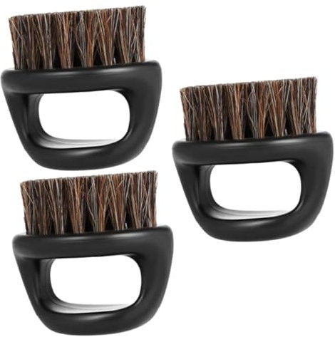 Beatifufu 3stücke Bartbürste Für Herren Hochwertige Borsten Ergonomisches Design Für Bartpflege Zu Hause Salon Zum Verteilen Von Balsam Und Wachs