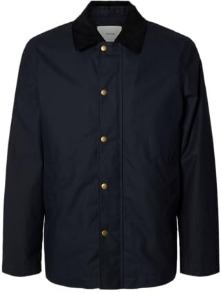 SELECTED FEMME Slhwalter Waxed Cotton 2.0 Jkt Noos, Sky Capitano, M, Sky Captain, M