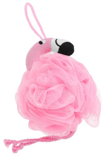 COLLBATH 2 Pz palla di fiori da bagno esfoliante bagnodoccia doccia schiuma mousse doccia giocattoli da bagno fenicottero rosa bolla bagno per uso quotidiano reti a bolle per la balneazione