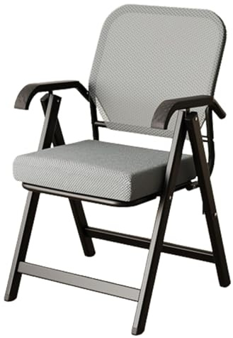 Vikbar kontorsstol i nät med fjäderbelastat ryggstöd – perfekt för konferensrum träningsutrymmen bekväm platsbesparande design kontor och hemmabruk