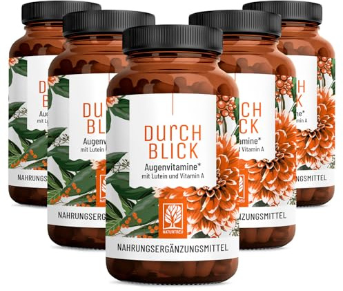 NATURTREU® Augenvitamine - Lutein Zeaxanthin Komplex Kapseln