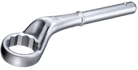 Stahlwille 42020036 Heavy-duty Ring Spanner, Forged from Chrome Alloy Steel, Chrome-Plated Finish for Hardness & Corrosion Resistance, Provides High Torque & Increased Leverage, Size 36 mm, L.245 mm