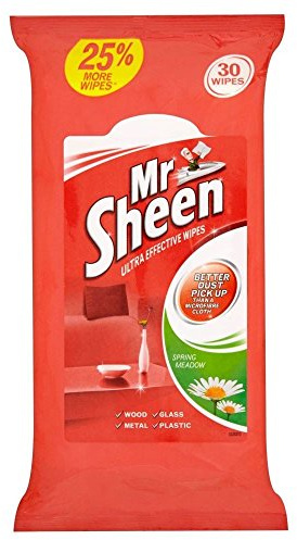 Mr Sheen Ultra Effective Multi-Surfaces Wipes Spring Meadow 30 Wipes per pack