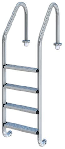 Echelle inox piscine standard 4 marches