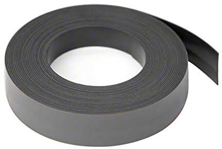 Magflex® Lite Flexible Matt Black Magnetic Tape Para Pizarras, Tableros de Notificación O Archivadores - 19mm de Ancho - 5 M de Longitud