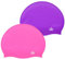 The Friendly Swede Silikon Schwimmkappe 2-er Set – Badekappen, Bademützen für Damen und Herren - qualitatives, langlebiges Schwimmzubehör (Pink und Lila)