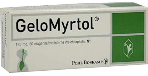 GeloMyrtol forte: Pflanzlicher Schleimlöser für akute und chronische Infektionen der oberen und unteren Atemwege mit Husten, Schnupfen und Druckkopfschmerz - ab 6 Jahren, 3 x 20 Kapseln