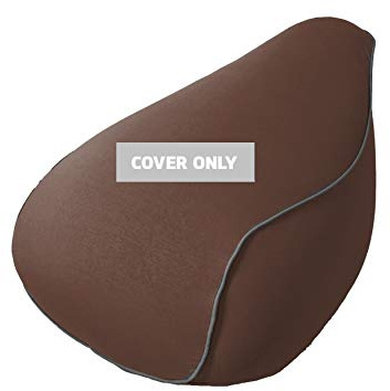 Yogibo Lounger Bean Bag Replacement Cover, Removable, Washable, Brown