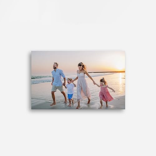 FLYERALARM Leinwand 80x30 personalisiert I Fotoleinwand (2cm) selbst gestalten I Geschenk mit eigenem Bild bedrucken lassen