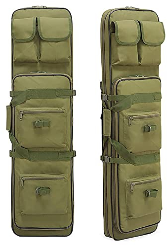 DFANCE Waffentasche Gewehrtasche Gewehrfutteral,Taktische Waffentasche Armee Airsoft wasserdichte Langwaffentasche Futteral,Schrotflintenscheide,Lagerung und Transport,Army Green,120cm/47.2in