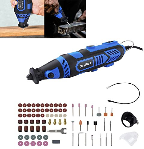 Grinder eléctrico, Amoladora eléctrica de 135 W, Eléctrico, Amoladora Recta, 6 Posiciones, Herramienta rotativa de Velocidad Variable, 220 V