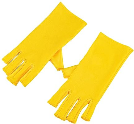 Tebinzi UV Protection Gloves, UV Nail Gloves Sun Protection Gloves, Anti UV Light Gloves All Purpose Breathable Comfortable for Riding Fishing Drive