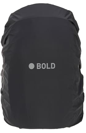 Bold Lässig Kinder Regenschutz Rucksack Schutzhülle Cover Schulrucksack Rucksackhülle für Schulranzen/School Raincover Bold Black